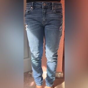KanCan Medium Blue Distressed Skinny Jeans